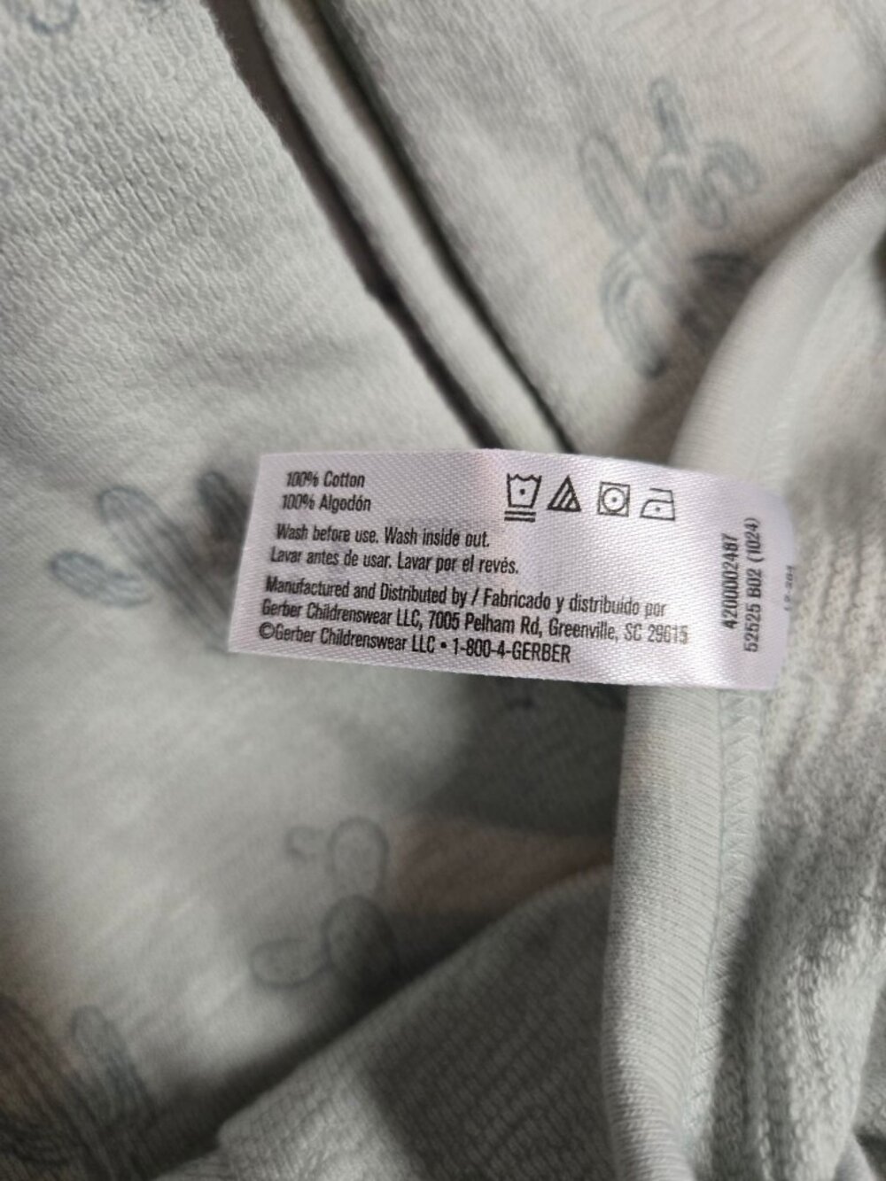 Infants Short Sleeve Cactus Henley Romper Size 18 Months NWT - Modern Moments - Picture 5 of 6